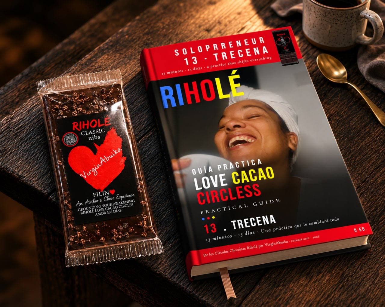 The first RIHOLE chocolate bar and book